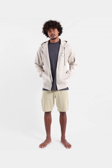 Oxbow RADIATE Men's Zip Hoodie | 100% Organic Cotton | Eternal Collection | Swirl Graphic Print | Surfwax 