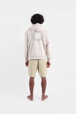 Oxbow RADIATE Men's Zip Hoodie | 100% Organic Cotton | Eternal Collection | Swirl Graphic Print | Surfwax 
