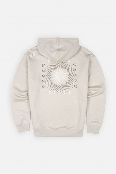 Oxbow RADIATE Men's Zip Hoodie | 100% Organic Cotton | Eternal Collection | Swirl Graphic Print | Surfwax 