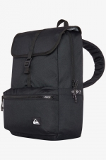 Quiksilver Sand Chips Black Backpack Men| Laptop Sleeve | Recycled Polyester | Everyday City Backpack | Surfwax