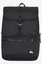 Quiksilver Sand Chips Black Backpack Men| Laptop Sleeve | Recycled Polyester | Everyday City Backpack | Surfwax