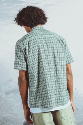 Oxbow SEACHECK Vyriški Marškiniai |Medvilninė| |Laisvalaikio Marškiniai |Surfwax Surf Stiliaus Apranga