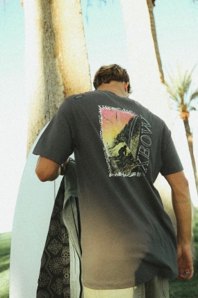 Oxbow CAVE Vyriški Marškinėliai Vasarai|Surfwax Surf stiliaus aprangos parduotuvė nuo 2010| Trumparankoviai Marškinėliai