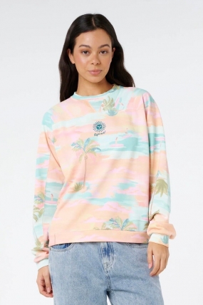 Ripcurl Lietuvoje |Catalina Island Oversize Crew Fleece Bliuzonas Moterims| Surfwax Surf Stiliaus Apranga Nuo 2010