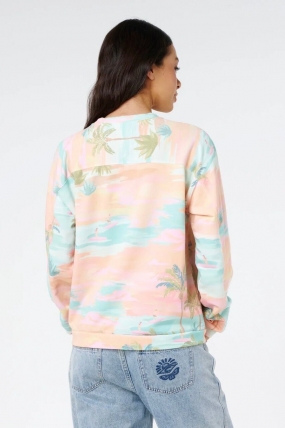 Ripcurl Lietuvoje |Catalina Island Oversize Crew Fleece Bliuzonas Moterims| Surfwax Surf Stiliaus Apranga Nuo 2010