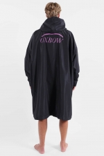 Oxbow OUILLE Black Changing Poncho | 5K/5K Membrane | Waterproof And Breathable | Recycled Materials | Surfwax