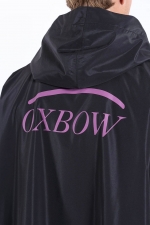 Oxbow OUILLE Black Changing Poncho | 5K/5K Membrane | Waterproof And Breathable | Recycled Materials | Surfwax