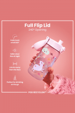 Ion8 Unicorns Kids Water Bottle 350ml | School, Travel And Everyday Hydration | Leak-Proof Bottle For Kids | Surfwax 