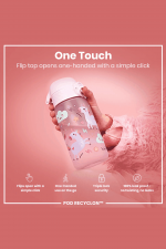 Ion8 Unicorns Vaikiška Gertuvė 350 ml |Mokyklai, Darželiui Ir Kelionėms |Nepralaidi Vandens Gertuvė Vaikams | Surfwax 