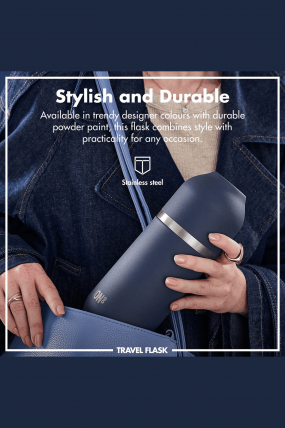 Ion8 Vacuum Insulated Flask 700ml | Travel, Work And Outdoor Adventures | Keeps Drinks Hot Or Cold For Over 12 Hours 