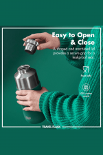 Ion8 Termosas 700 ml | Kelionėms, Darbui Ir Išvykoms | Išlaiko Šilumą Ir Šaltį Daugiau Nei 12 Valandų | Surfwax 