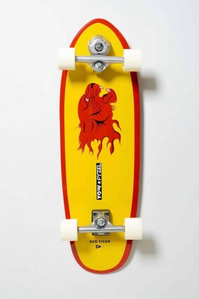 YOW Red Tiger 32.6" Pyzel x Yow Surfskate | Carving, Surf Treniruotėms Ir Banglenčių Technikos Tobulinimui | Surfwax 