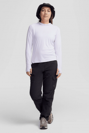 Kathmandu Women's Hooded Sun Shirt | UPF 50 Sun Protection | For Hiking, Fishing, Travel And Outdoor Adventures 