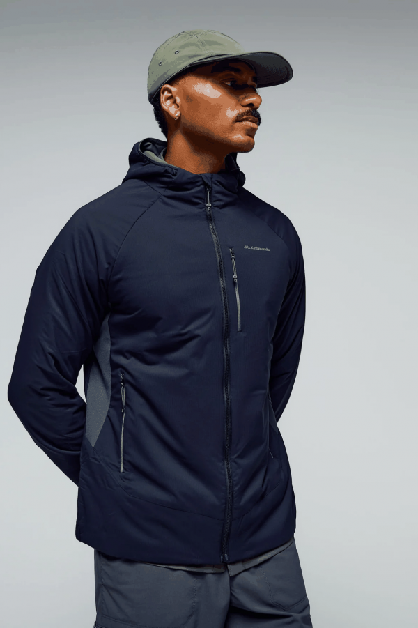 Kathmandu Men's PrimaLoft Jacket | Lightweight Breathable Hooded Jacket For Hiking, Skiing, Travel And Outdoor
