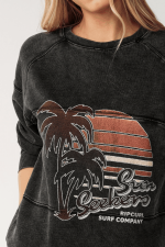 RipCurl Moteriškas Džemperis Be Gobtuvo| Medvilninis Džemperis Moterims | Laisvalaikio Džemperis Kasdienai