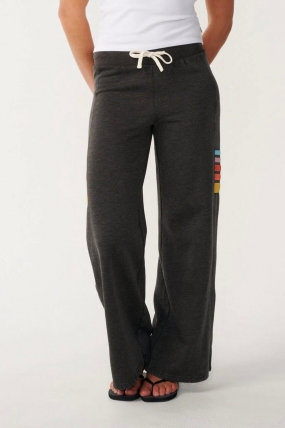 RipCurl Womens Wide Leg Pants | Cotton Fleece Pants | High Rise Casual Pants | Comfortable Everyday Pants | Surfwax 