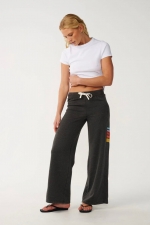 RipCurl Womens Wide Leg Pants | Cotton Fleece Pants | High Rise Casual Pants | Comfortable Everyday Pants | Surfwax 