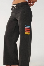 RipCurl Womens Wide Leg Pants | Cotton Fleece Pants | High Rise Casual Pants | Comfortable Everyday Pants | Surfwax 