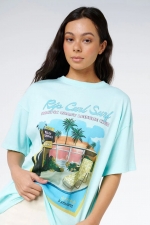 RipCurl 5 Star Heritage Moteriški Marškinėliai | Medvilniniai Marškinėliai Moterims | Laisvalaikio Marškinėliai Vasarai 