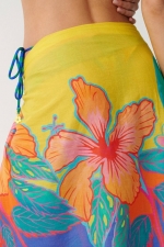 RipCurl Bliss Beach Pareo | Women's Beach Wrap | Viscose Beach Cover Up | Lightweight Summer Pareo | Surfwax