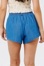 RipCurl Catalina Islands Chambray Women's Shorts | Cotton Summer Shorts | Casual Holiday Shorts | Comfortable Beach Shorts