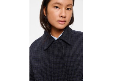 Elvine Nova Women's Coat | Color Grey Check | Surfwax