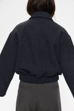 Elvine Nova Moteriškas Paltas | Spalva Grey Check | Surfwax