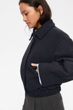 Elvine Nova Moteriškas Paltas | Spalva Grey Check | Surfwax