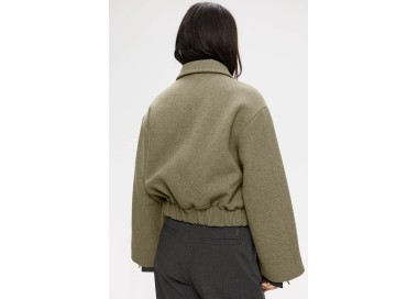 Elvine Nova Women's Coat | Color Green Melange | Surfwax