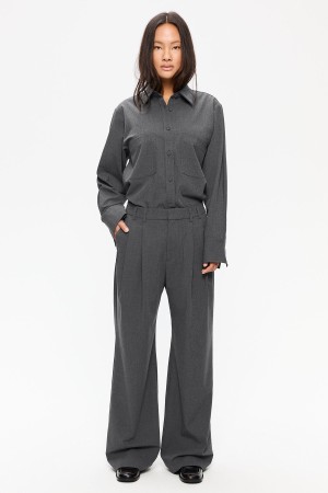 Elvine Dilay Moteriškos Kelnės | Mid Grey Melange