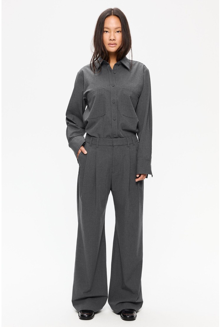 Elvine Dilay Moteriškos Kelnės | Mid Grey Melange