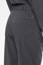 Elvine Dilay Laisvo Silueto Kelnės Moterims | Mid Grey Melange | Surfwax