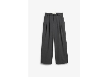 Elvine Dilay Laisvo Silueto Kelnės Moterims | Mid Grey Melange | Surfwax