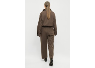 Elvine Admira Cropped Pants for Women | Brown Melange | Surfwax