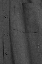 Elvine Ambel Laisvo Silueto Marškiniai Moterims | Mid Grey Melange | Surfwax
