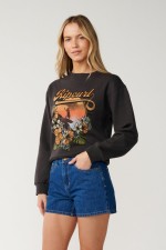 RipCurl Wave Standard Bliuzonas Moterims | Washed Black