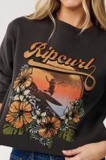 RipCurl Wave Standard Bliuzonas Moterims | Washed Black