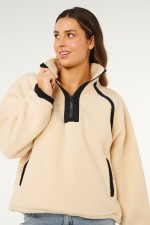 RipCurl Surf Club Heritage Polar Fleece Women's | Stone