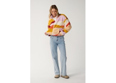 RipCurl Retro Swell Standard Flisinė Striukė Moterims | Multi