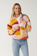 RipCurl Retro Swell Standard Flisinė Striukė Moterims | Multi