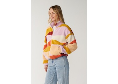 RipCurl Retro Swell Standard Flisinė Striukė Moterims | Multi