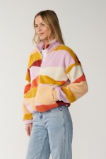 RipCurl Retro Swell Standard Flisinė Striukė Moterims | Multi
