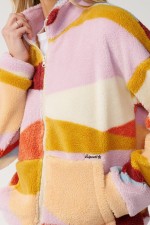 RipCurl Retro Swell Standard Flisinė Striukė Moterims | Multi
