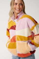 RipCurl Retro Swell Standard Flisinė Striukė Moterims | Multi