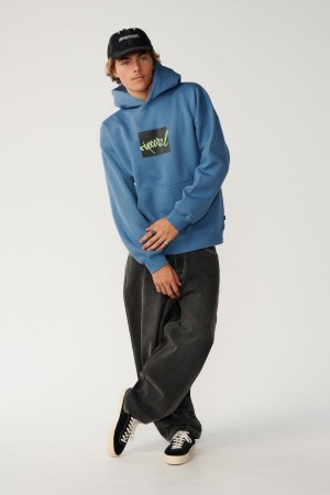 RipCurl Rip Script Icon Hood Men's | Bluefin