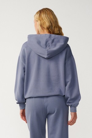 Rip Curl Varsity Sports Women's Hoodie | Blue Grey