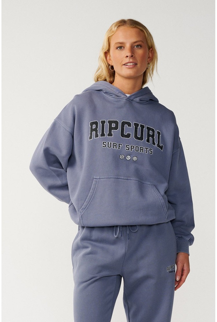 Rip Curl Varsity Sports Moteriškas Bliuzonas | Blue Grey