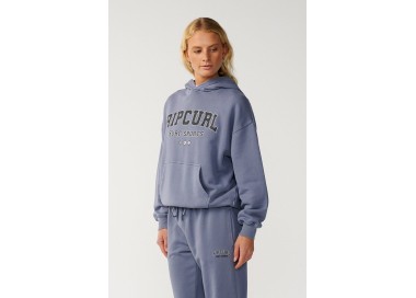 Rip Curl Varsity Sports Women's Hoodie | Blue Grey