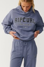Rip Curl Varsity Sports Women's Hoodie | Blue Grey