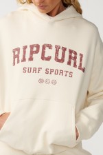 Rip Curl Varsity Sports Women's Hoodie | Bone